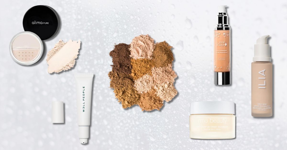 Flat lay image of foundations in your 30s