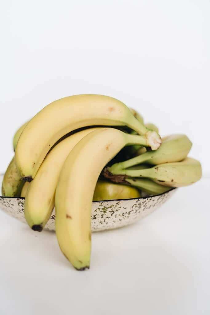 Bananas on White Background